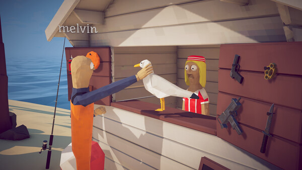 Official How to Fish Steam screenshot showing equipment in promotional gameplay.